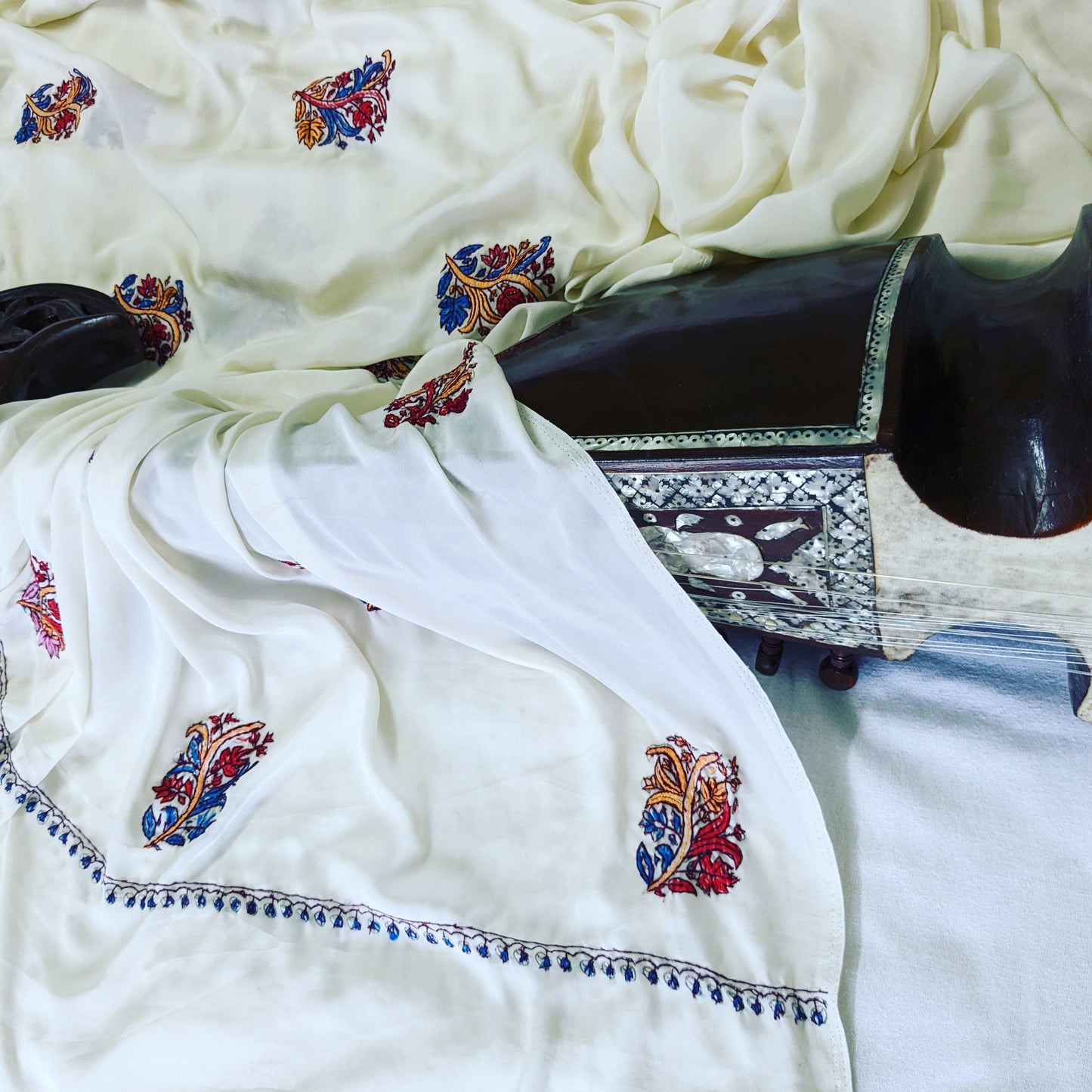Handmade Needlework Saree
