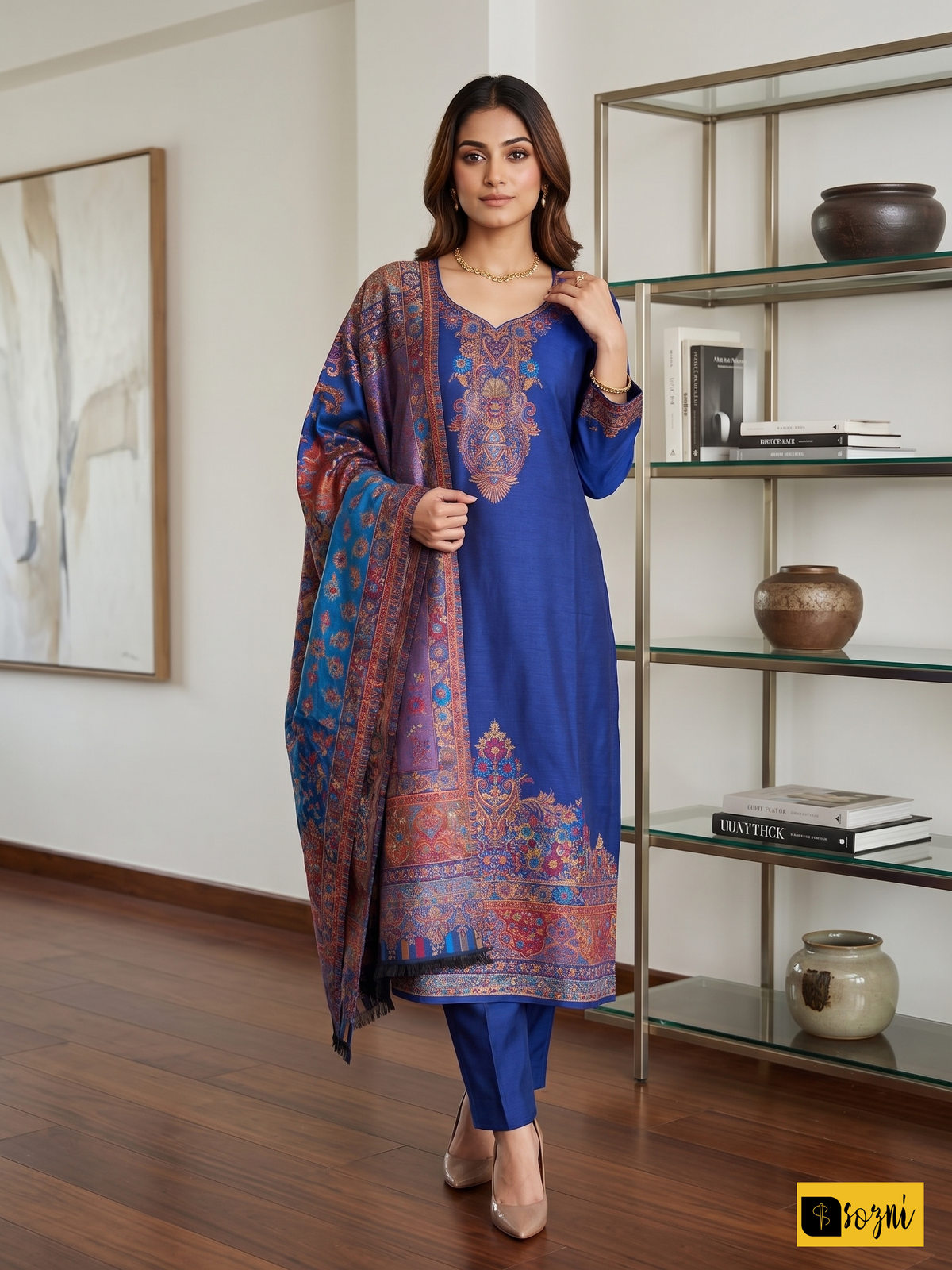 Kaani silk suit