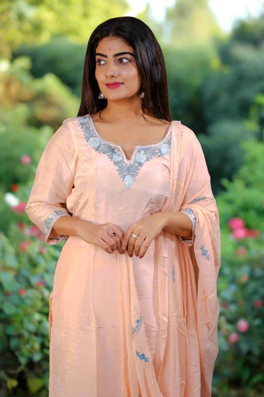 Kashmiri Aariwork  Salwar Suit