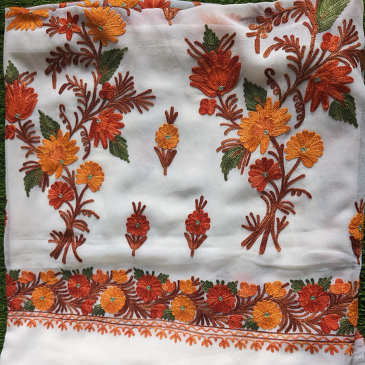 Aariwork Floral Saree