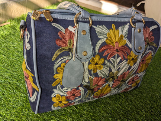 Blue Handbag with Sling