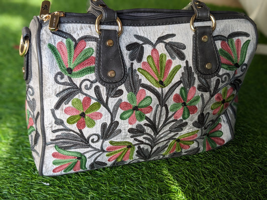 White handbag