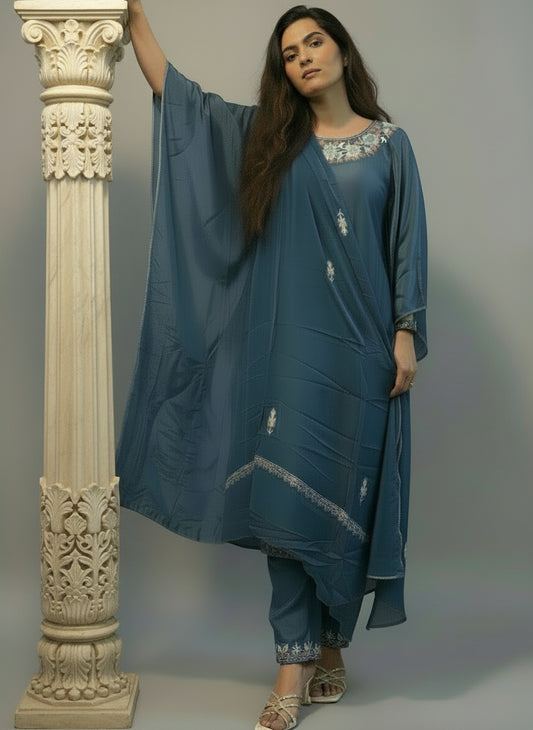 Silk Kaftan dress
