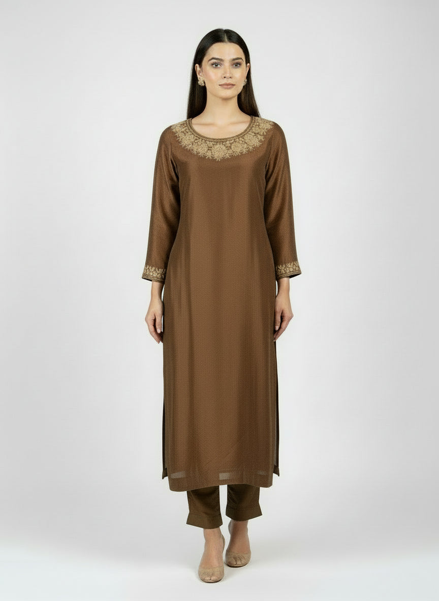 Kashmiri Aariwork Salwar suit