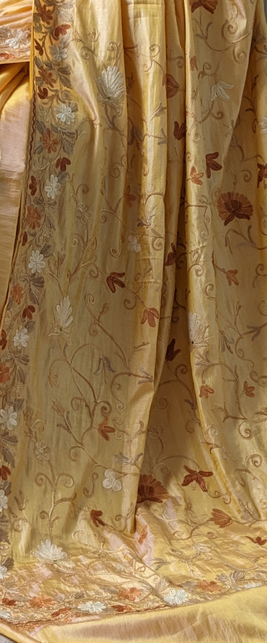 Aariwork Silk Saree